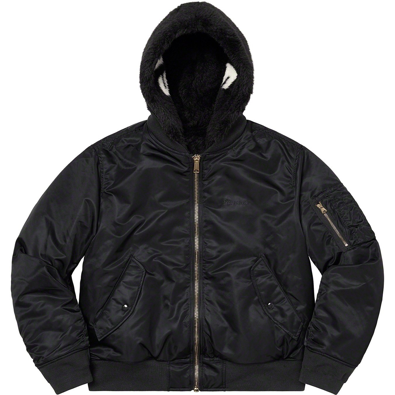 Faux Fur Reversible MA-1 view 8